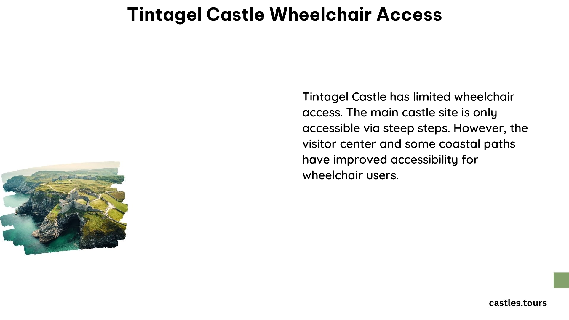 Tintagel Castle Wheelchair Access