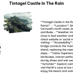 Tintagel Castle in the Rain