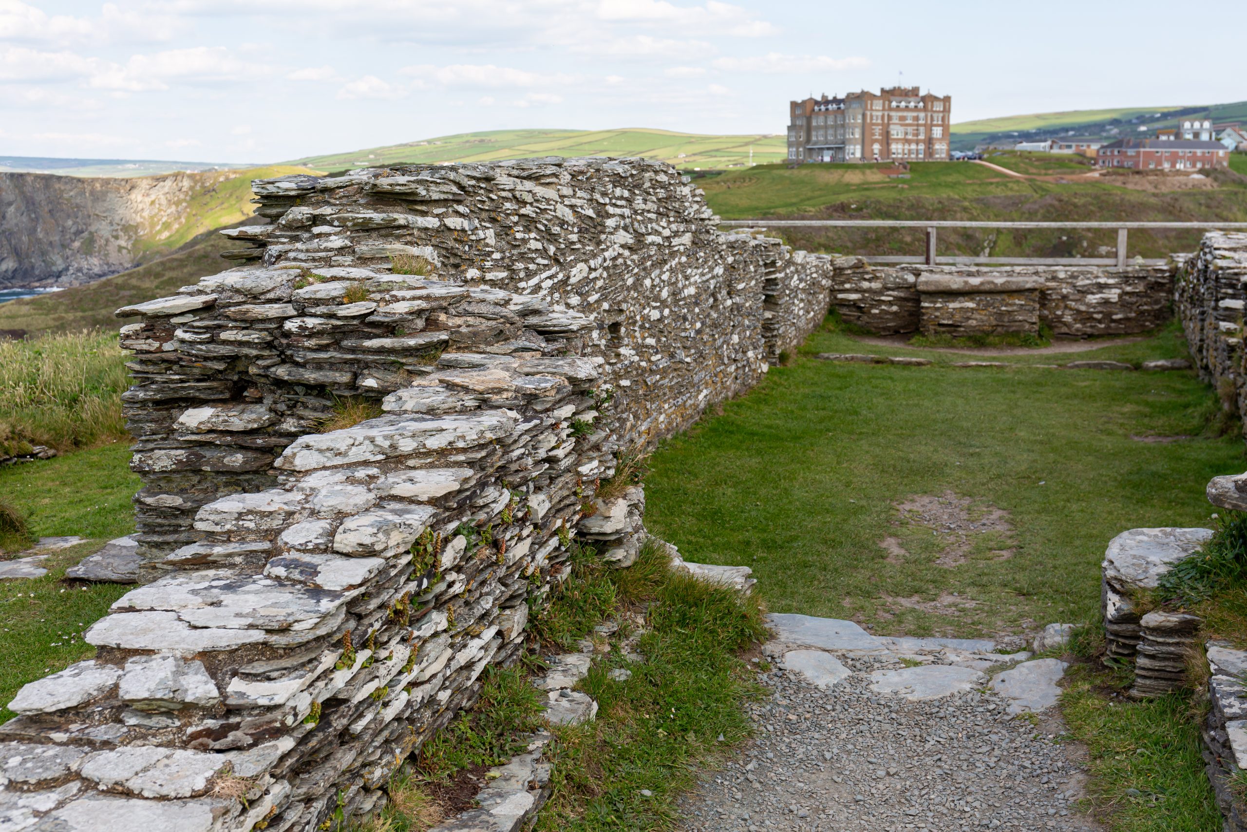 Tintagel Castle Merlin Carving