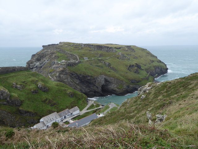 Tintagel Castle Low Tide