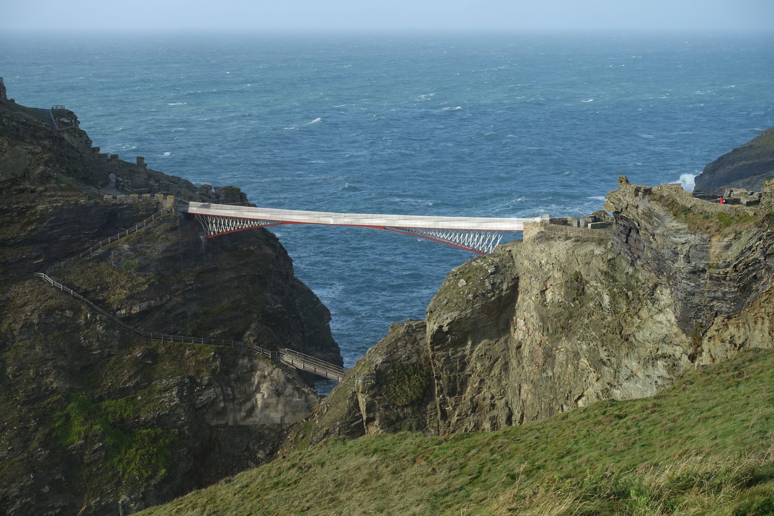 Bronze Statue of King Arthur at Tintagel Castle